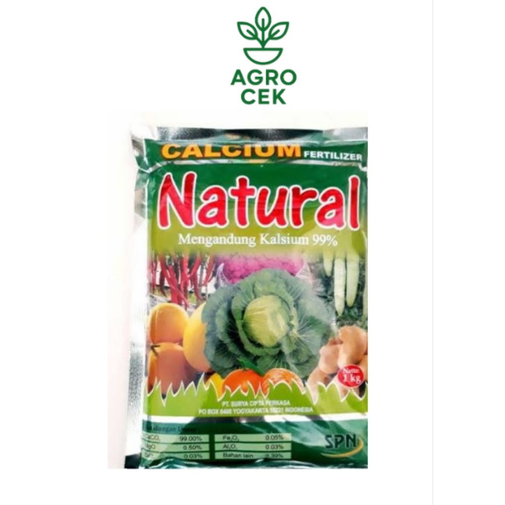pupuk natural kandungan kalsium 1kg