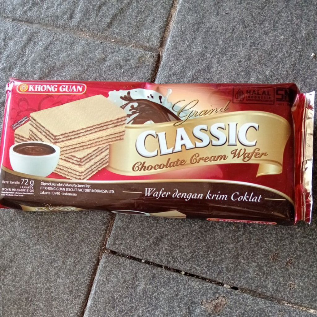 

KHONG guan grand classic Kim coklat(1pcs)