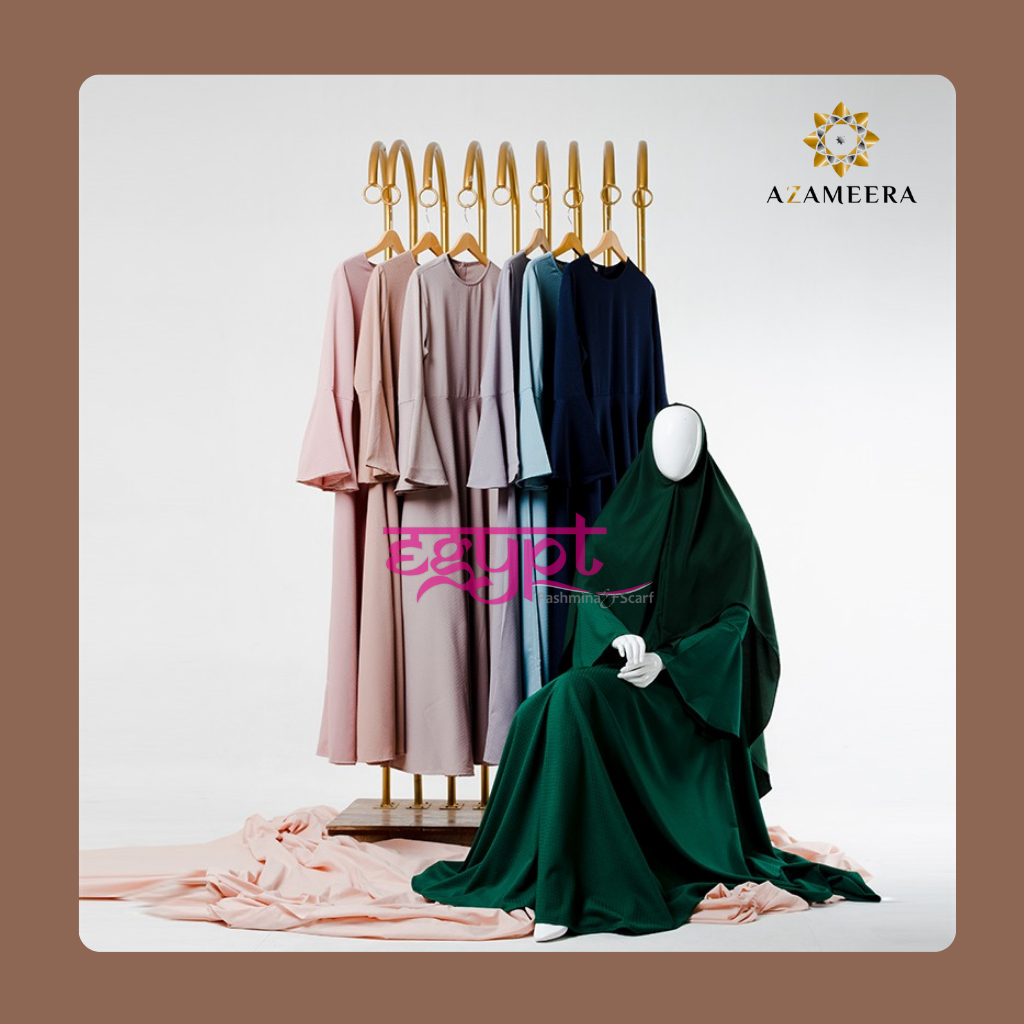 Naira - Gamis Set Collection - Gamis Syar'i - Baju Muslimah - Khimar