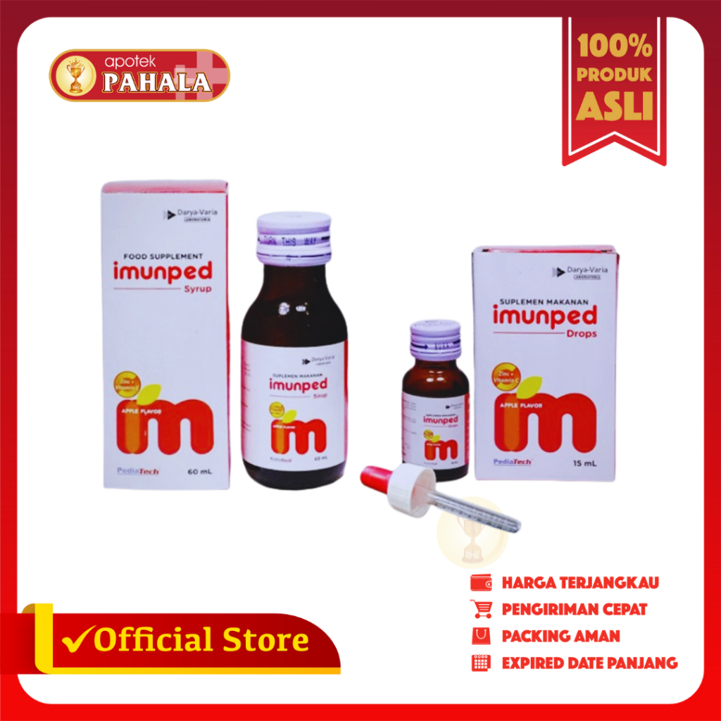 Imunped Drop 15 ml | Imunped Sirup 60 ml | Vitamin Bayi