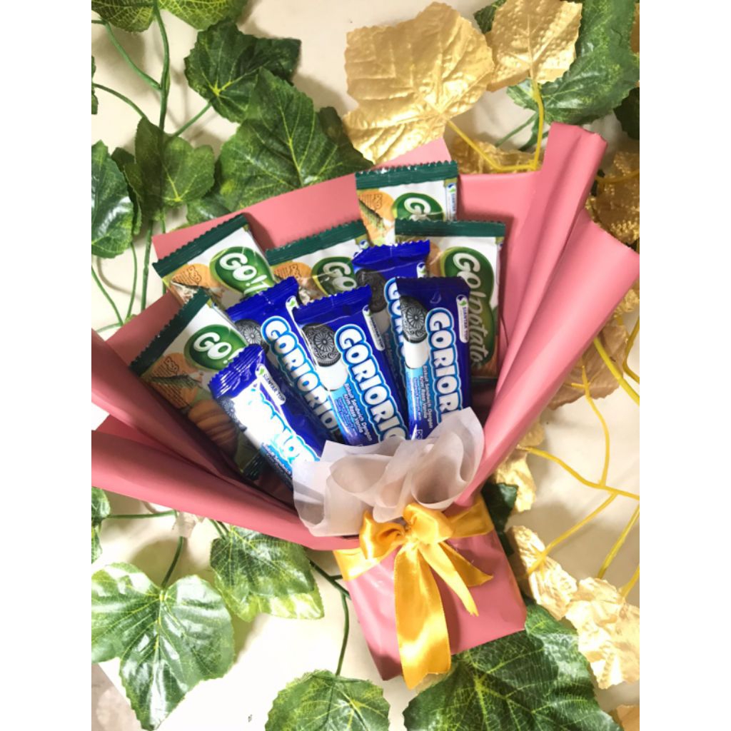 

Buket Snack Mewah Murah Pink