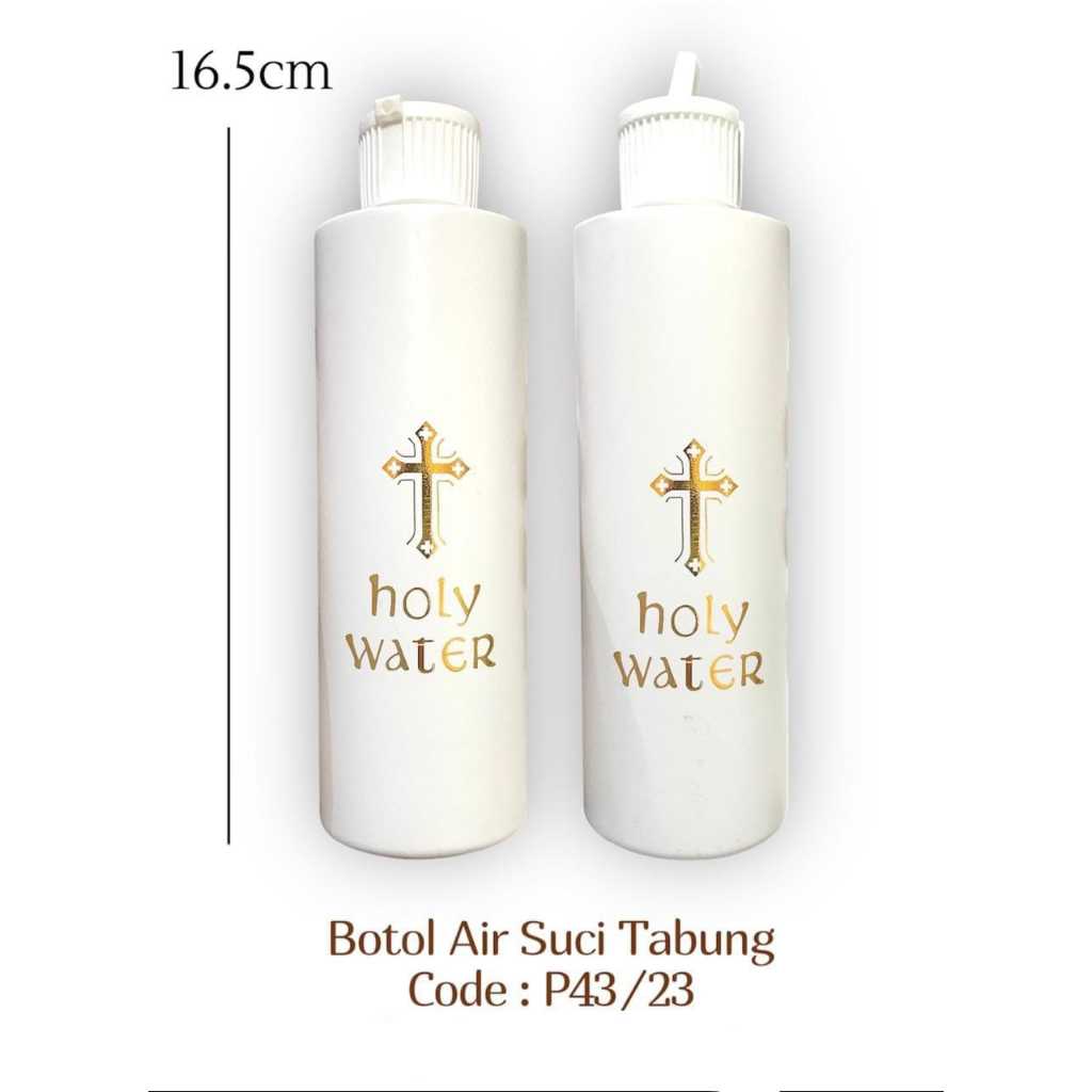 Botol Air Suci Tabung Besar - Katolik
