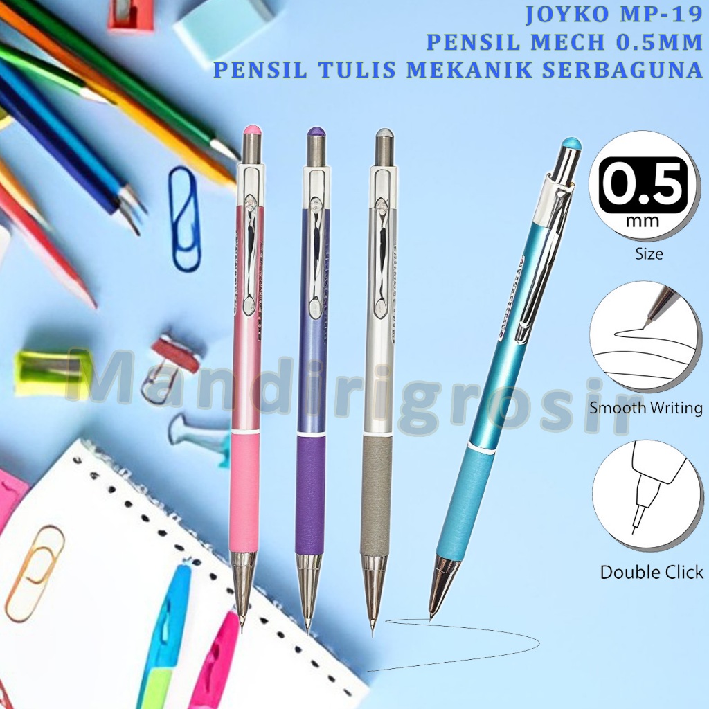 

Pensil Tulis Mekanik * Joyko * Pensil Mech 0.5mm * MP-19