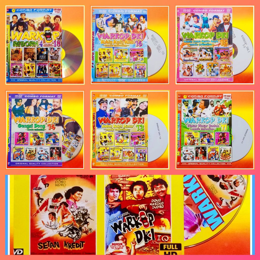 Kaset Film Indonesia Jadul Koleksi Warkop Edisi Pilihan Terlengkap