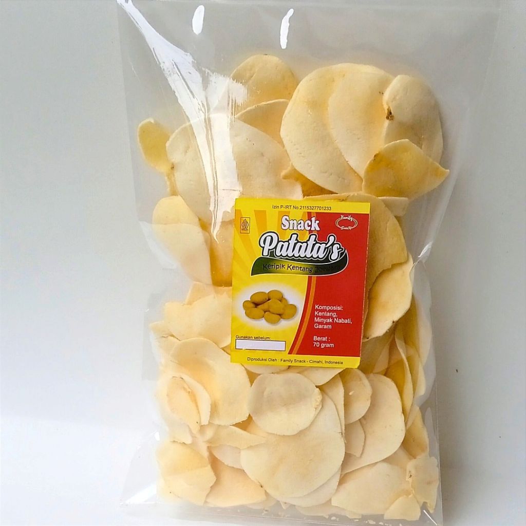 

Keripik Kentang Putih Snack Patata's 70 gram