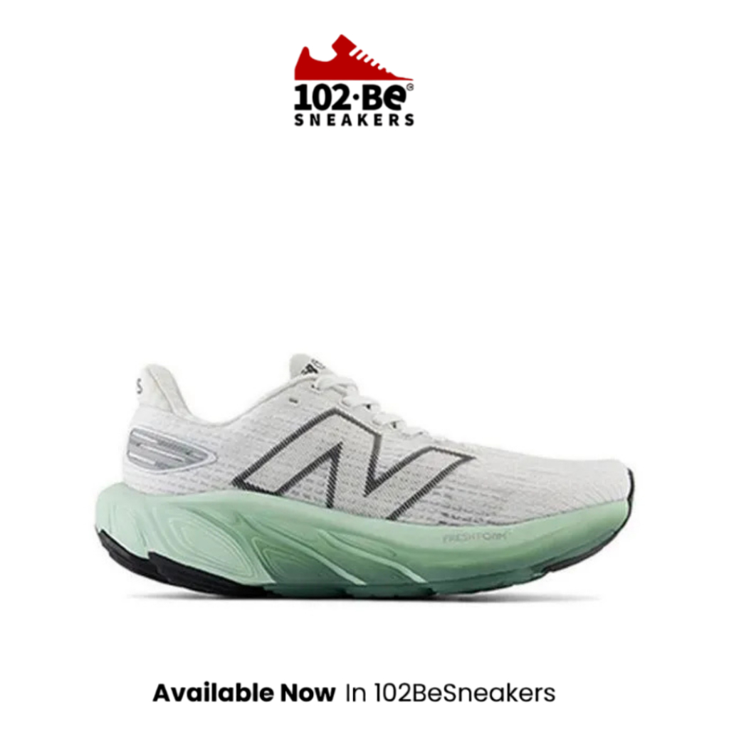 Sepatu NB Fresh Foam X Balos Women's Running Shoes - White/Green Original