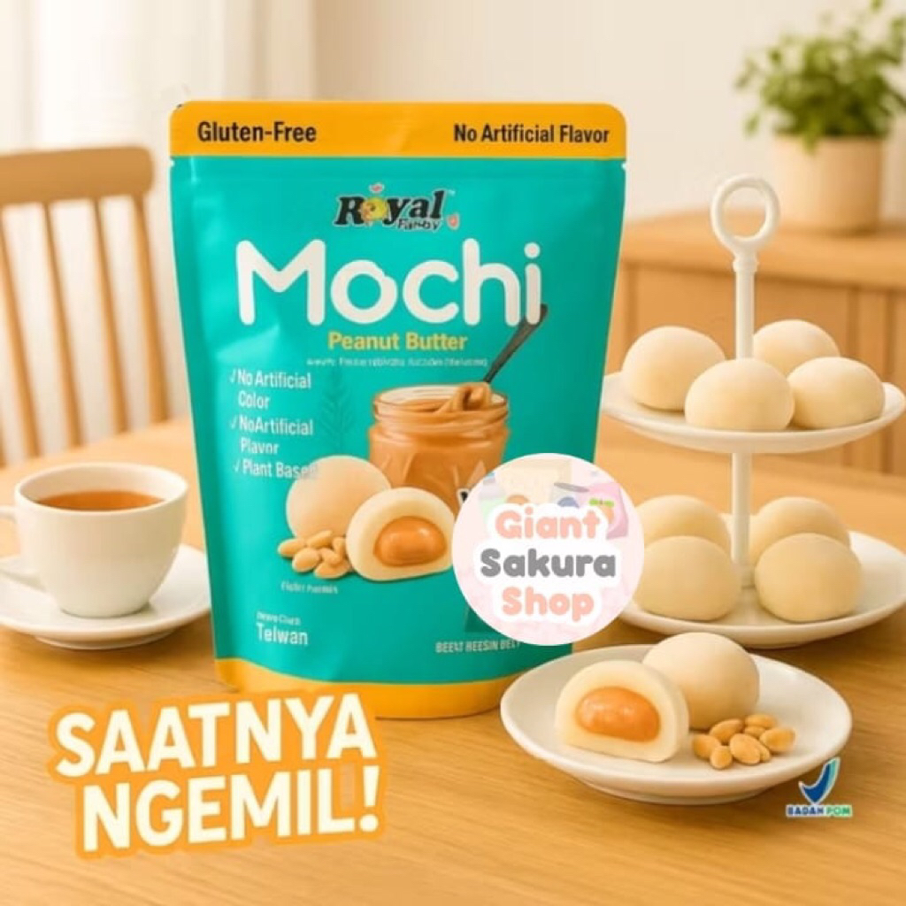 

Royal Family Mochi Peanut Butter / kue mochi / cemilan