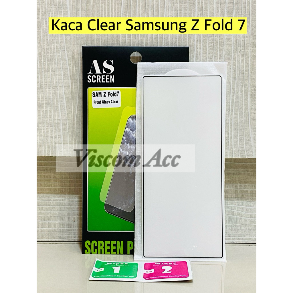 Clear Z Fold 7 || Tempered glass Samsung z fold 7 Clear / kaca z fold 7 bening