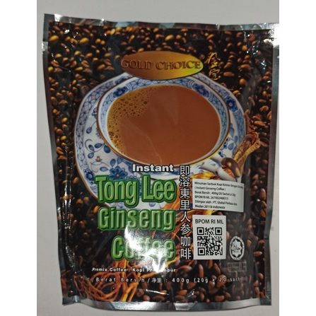 

Kopi Ginseng Tongkat Ali / Gold Choice Tong Lee Ginseng Coffee 400gr