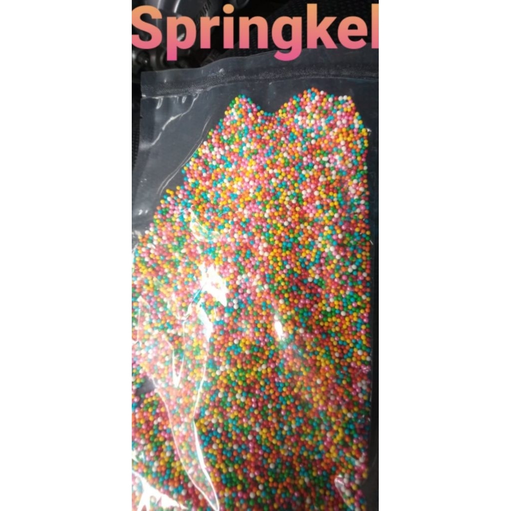 

(BARANG READY) TRIMIT SPRINKLE WARNA WARNI REPACK/ SPRINKLE HIASAN KUE AMAN DIMAKAN/MANIK-MANIK TABURAN KUE/TOPPING KUE