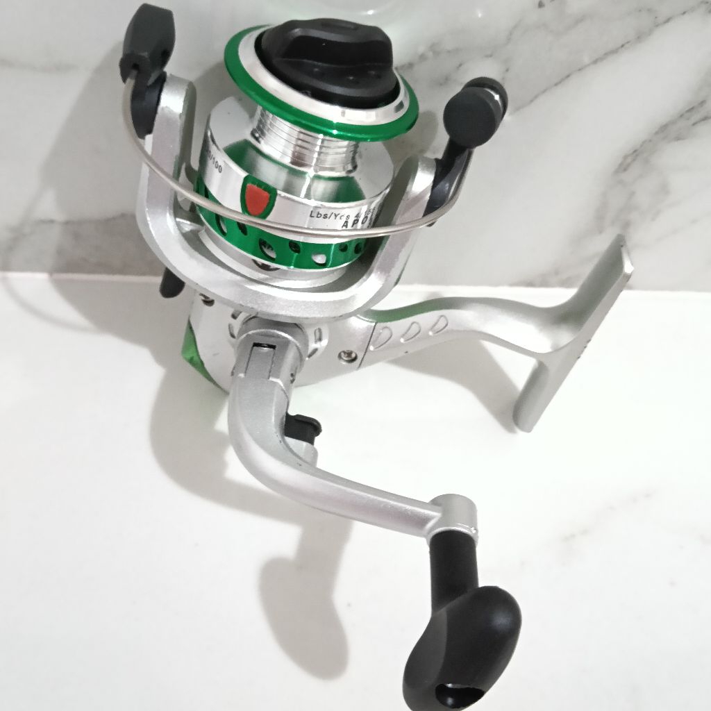 Reel Pancing Next Apollo 800 | Kerek Pancing Biru Hijau