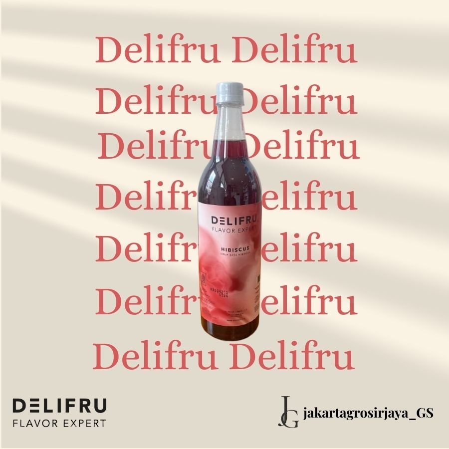 

Delifru Syrup Hibiscus 1 Liter - Sirup Hibiscus Premium 1000 ml