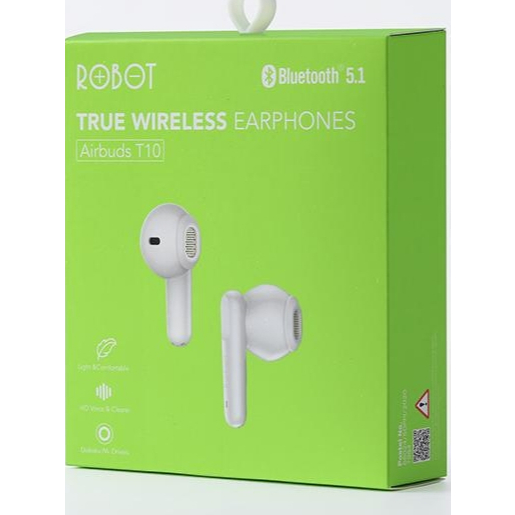 ROBOT TWS AIRBUDS - T10 WHITE