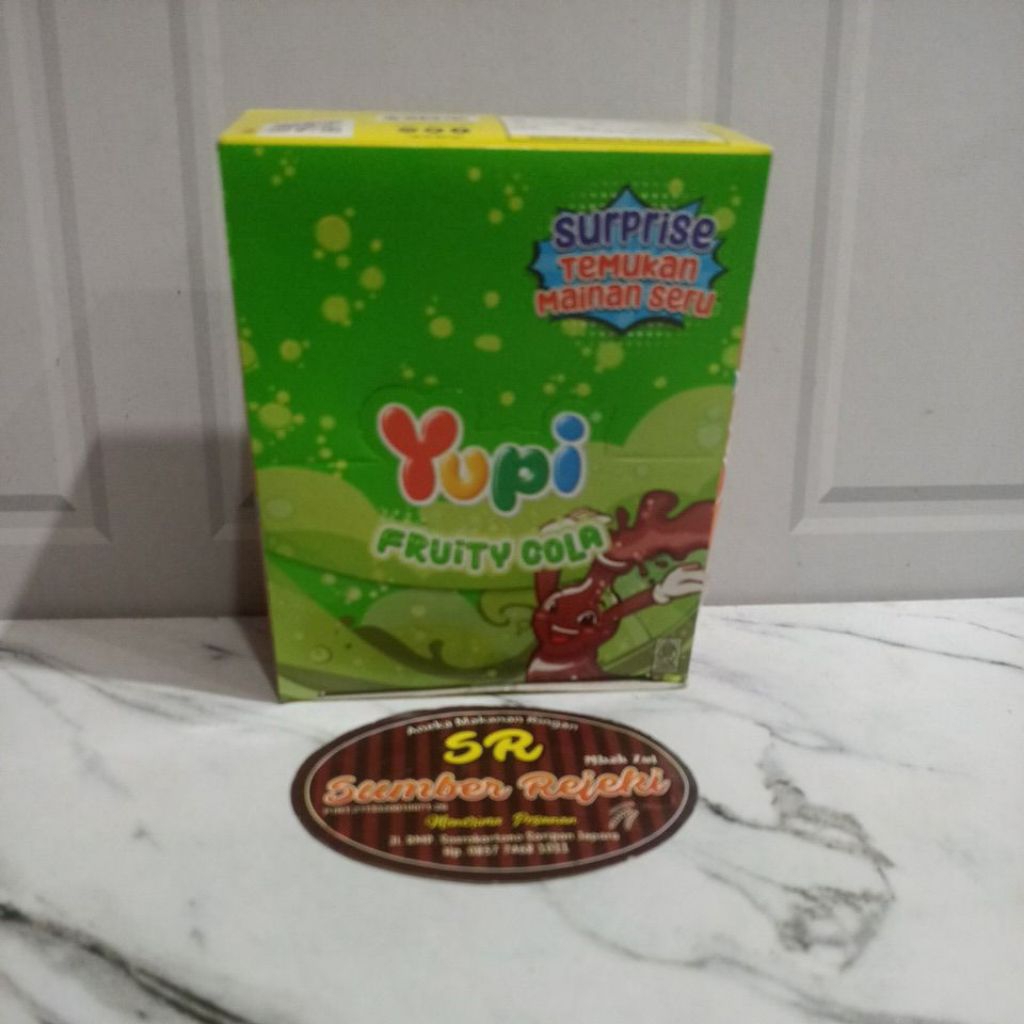 

YUPI FRUITY COLA BERAT 144 GRAM