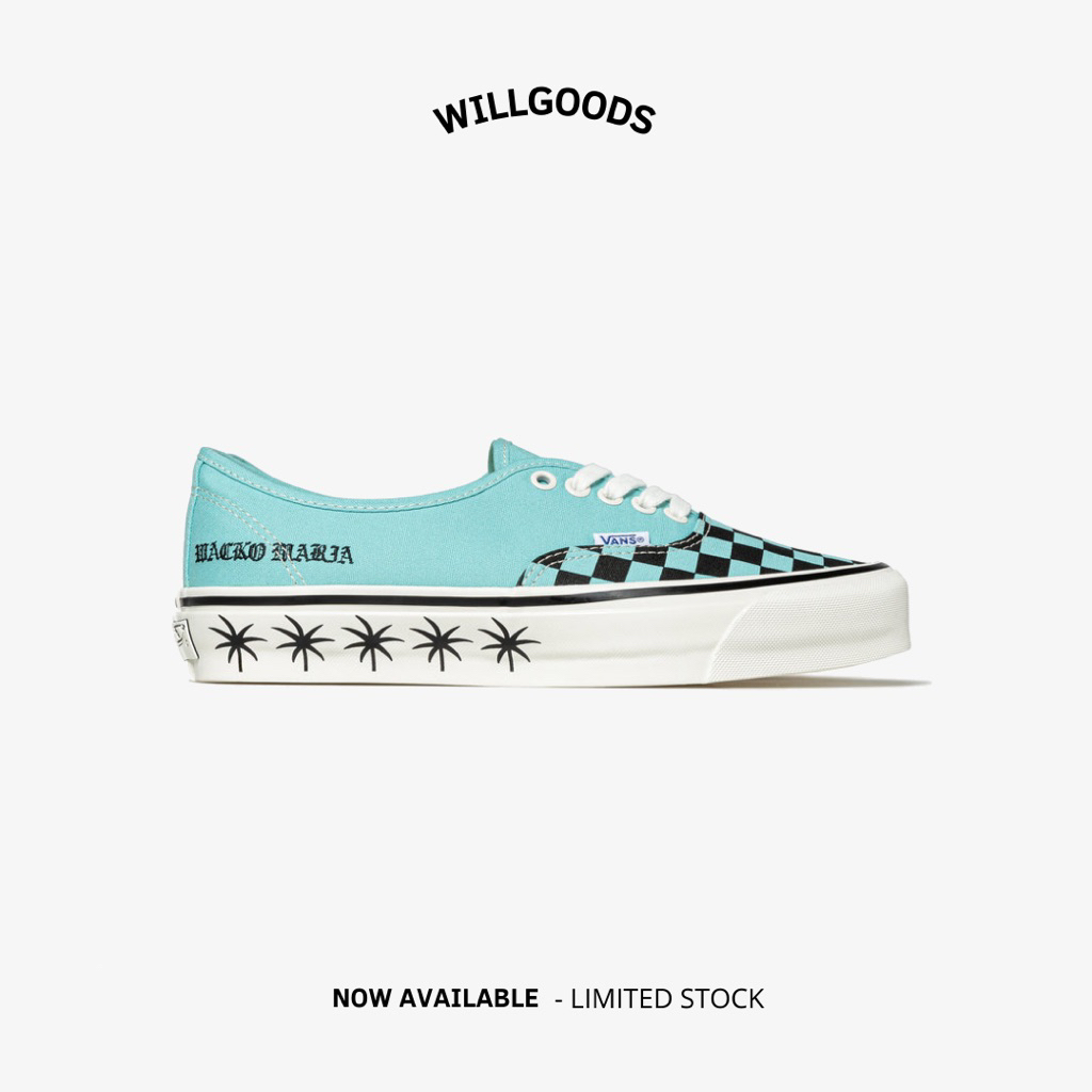 Vans PRM x Wacko Maria Checkerboard Blue Original Resmi