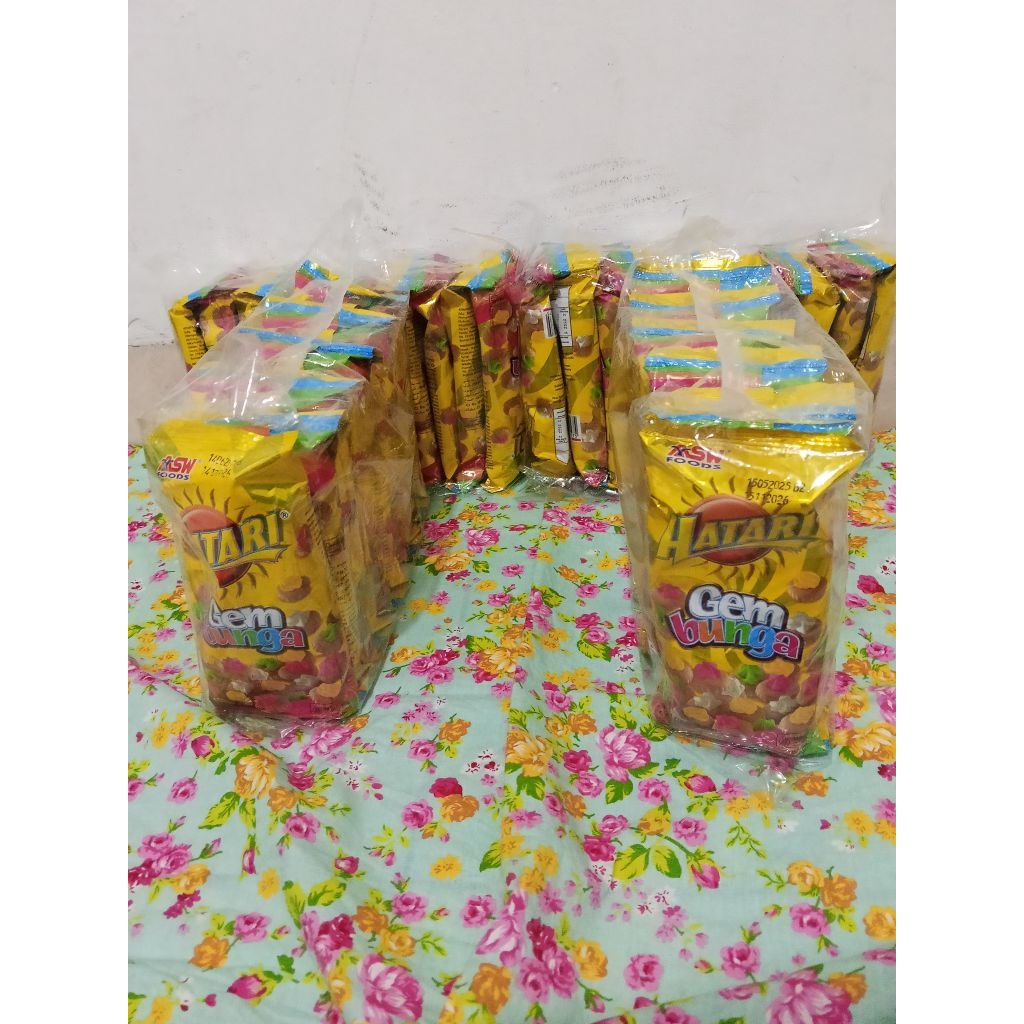 

Hatari Gem bunga Biskuit isi 10 bungkus