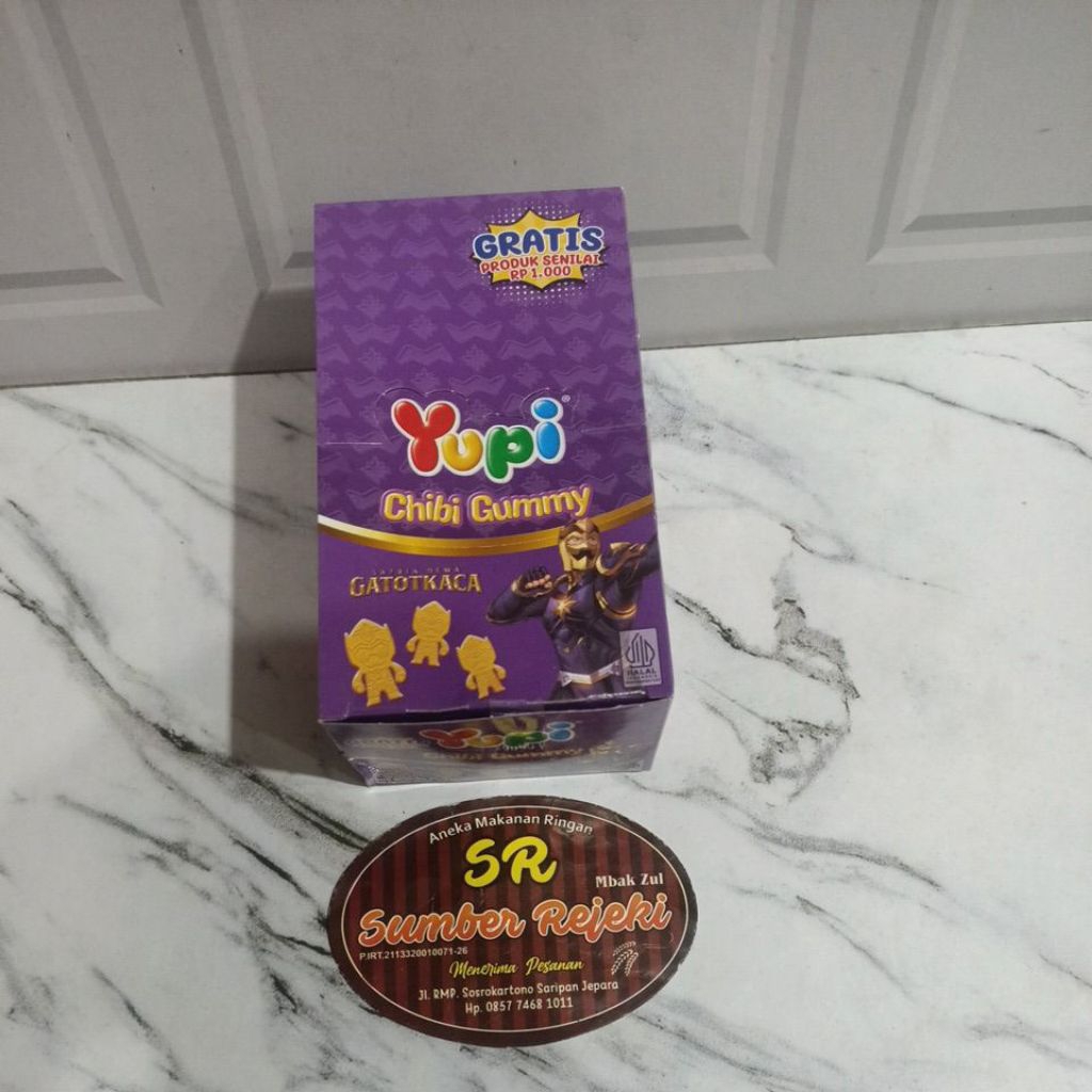 

YUPI CHIBI GUMMY BERAT 144 GRAM