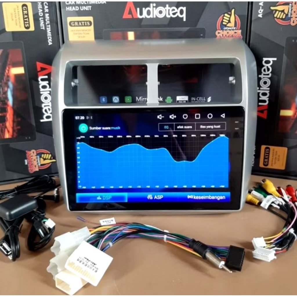 HEAD UNIT ANDROID AGYA / AYLA ANDROID 9 INCH ORCA RAM 2/64 GB - INCELL