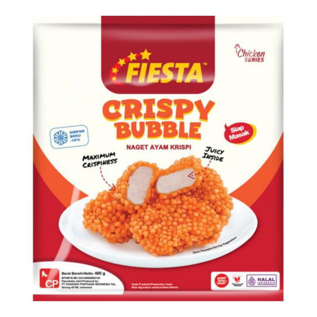 

fiesta crispy bubble nugget 400gr