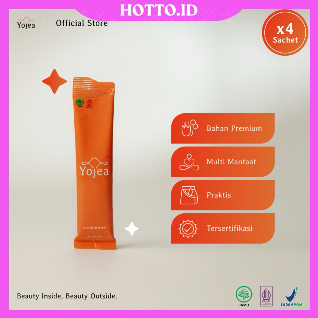 

YOJEA Minuman Herbal Kewanitaan isi 4 Sachets