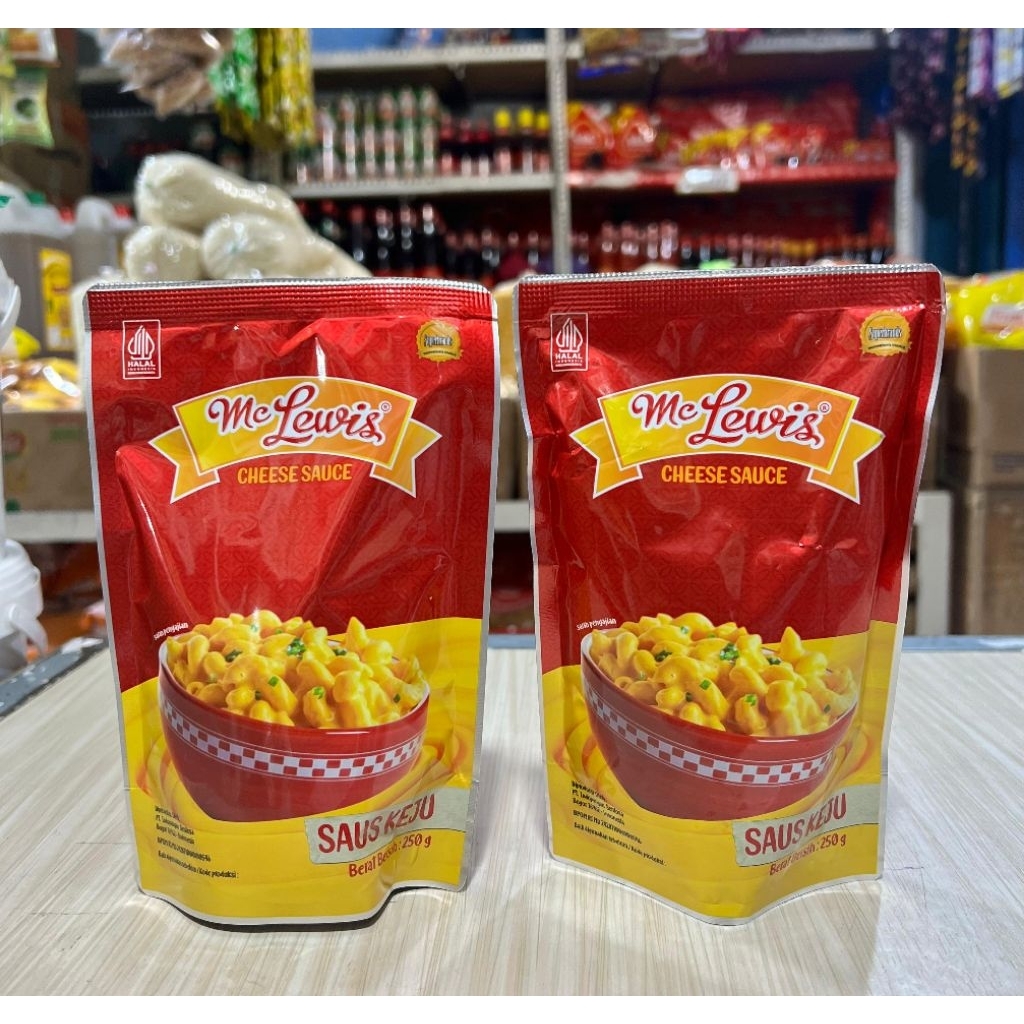 

Mc Lewis Saus Keju / Cheese Sauce 250 gram / 1 Kg