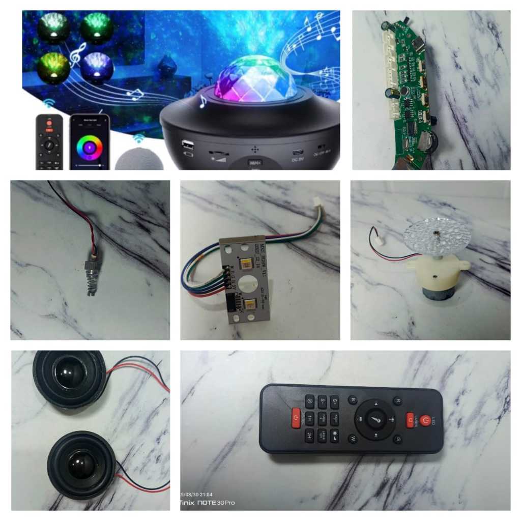 SPAREPART lampu speaker proyektor Bintang / Remote Lampu Proyektor Bintang Romantic Star