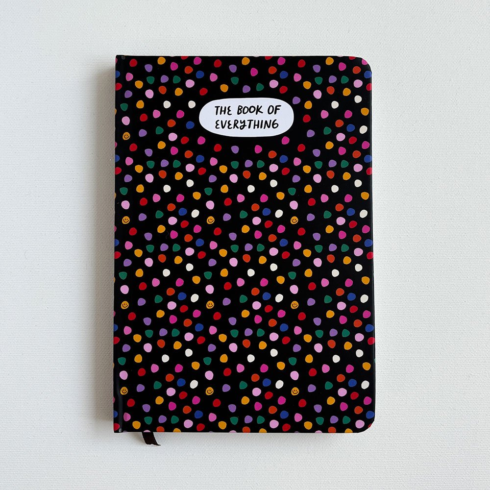 

Black Confetti Notebook