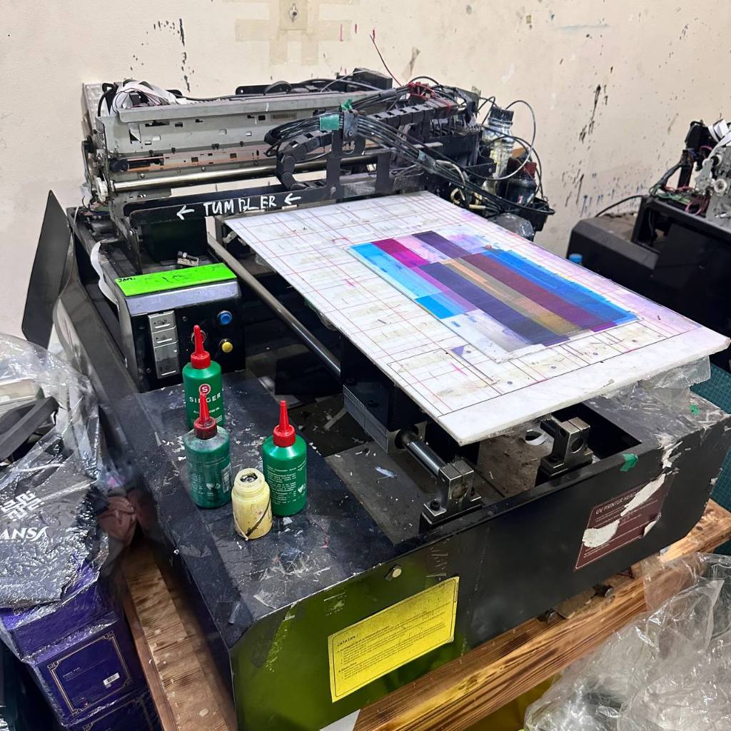 Mesin UV Print Epson L1800 Second / Jual Mesin UV Printing