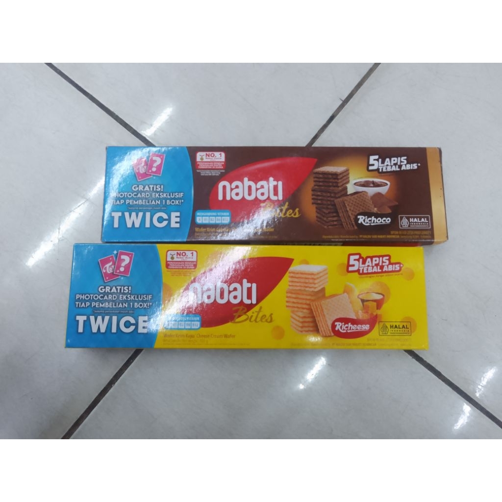 

Nabati x Twice Biru keju coklat