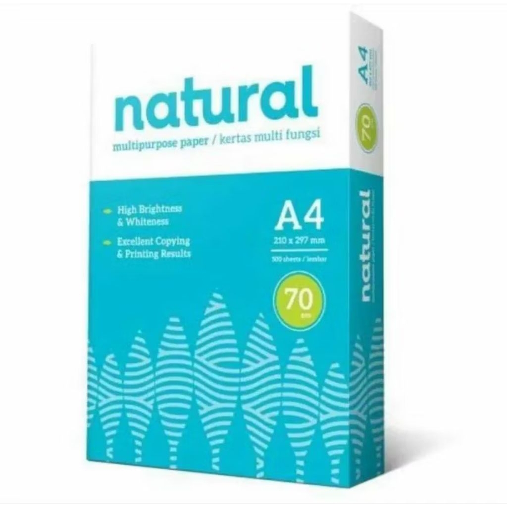 

Kertas HVS Natural A4 70gsm 1 Rim