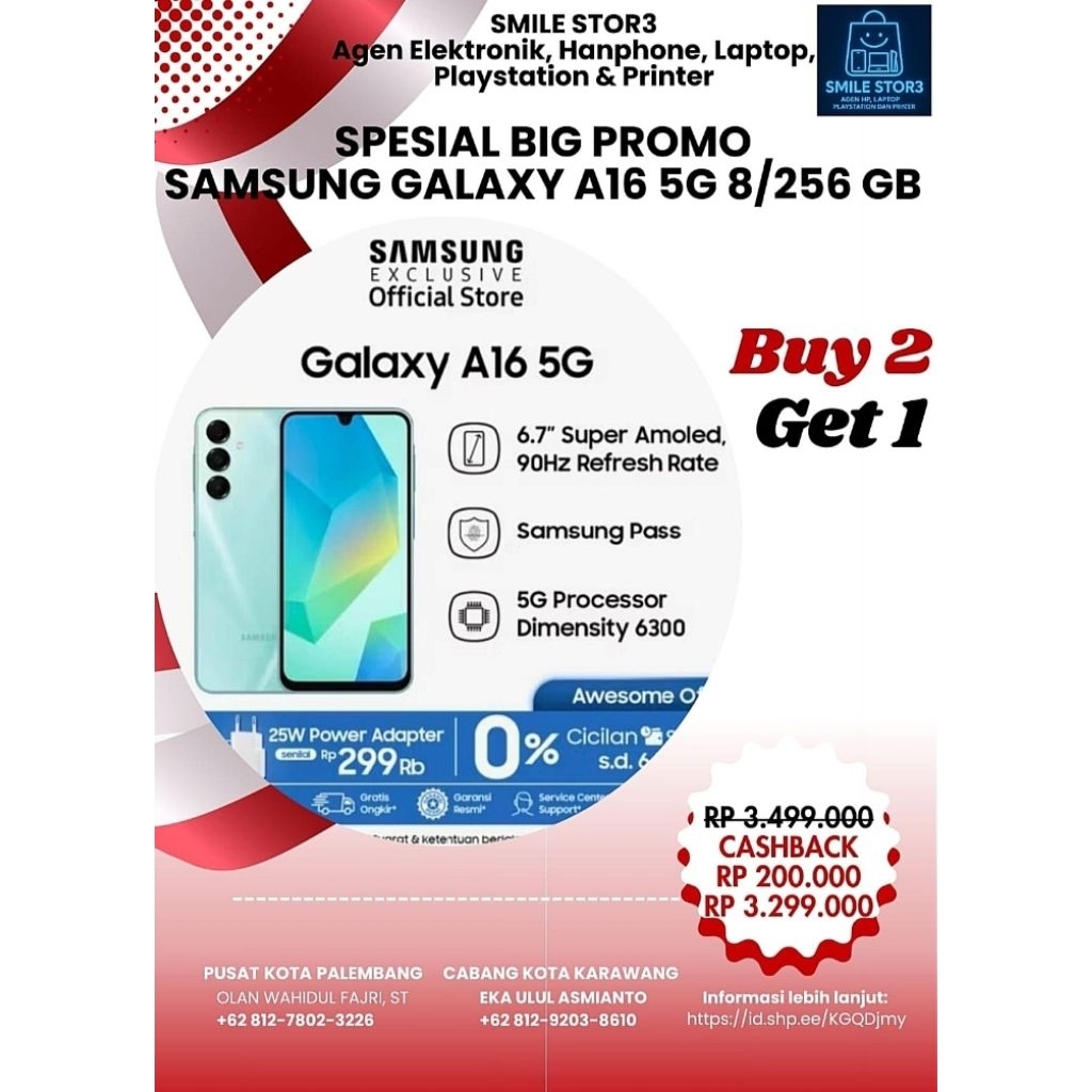 Second Original 100% Samsung Galaxy A16 5G 8/256 GB