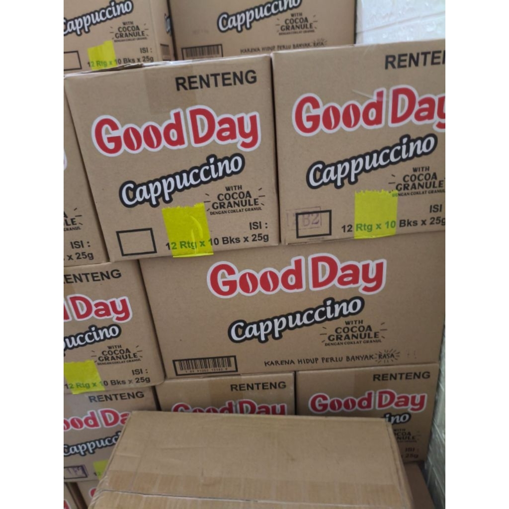 

Goodday cappucino 1 dus isi 12 renteng