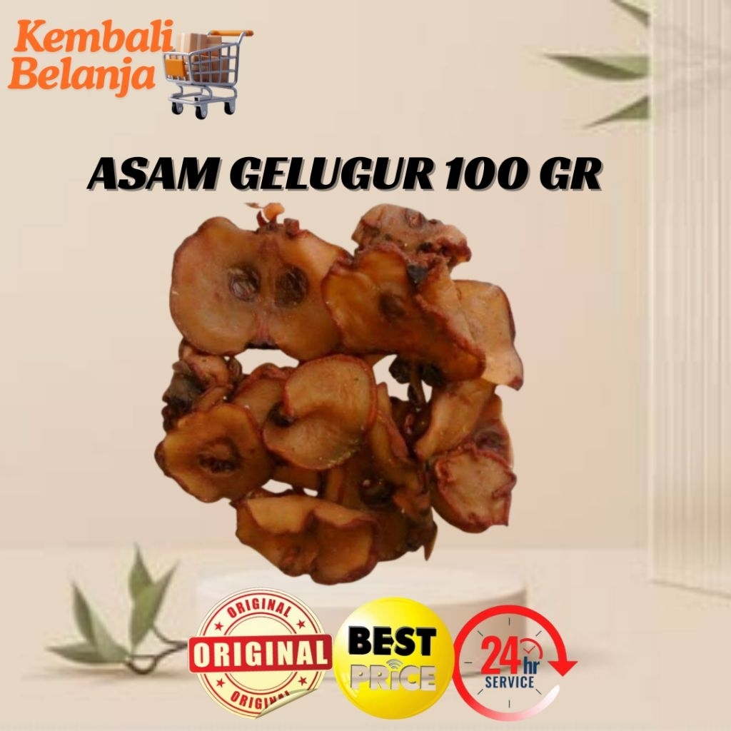 

Asam Gelugur/ Asam Potong 100 Gram