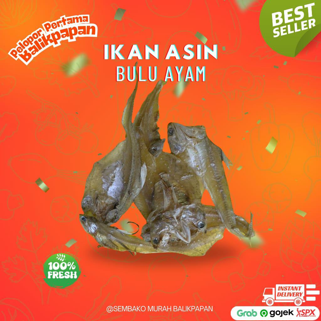 

ikan asin bulu ayam 250gr