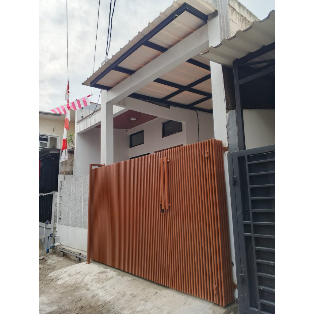 pagar minimalist besi hollo 20x40 galvanis berkualitas