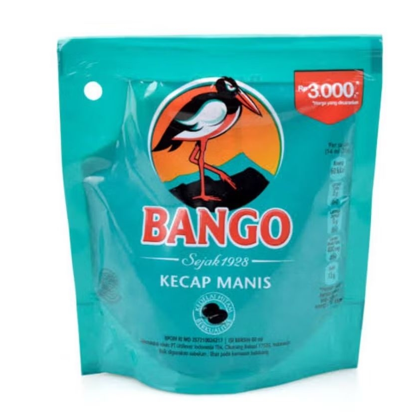 

Kecap Manis Bango Pouch Kecil 77 Gram - Kecap Bango Pouch untuk masakan