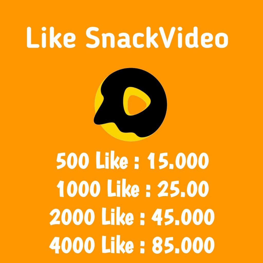 PROMO LIKE SNACK VIDEO PERMANEN, LIKE SNACK VIDEO MURAH