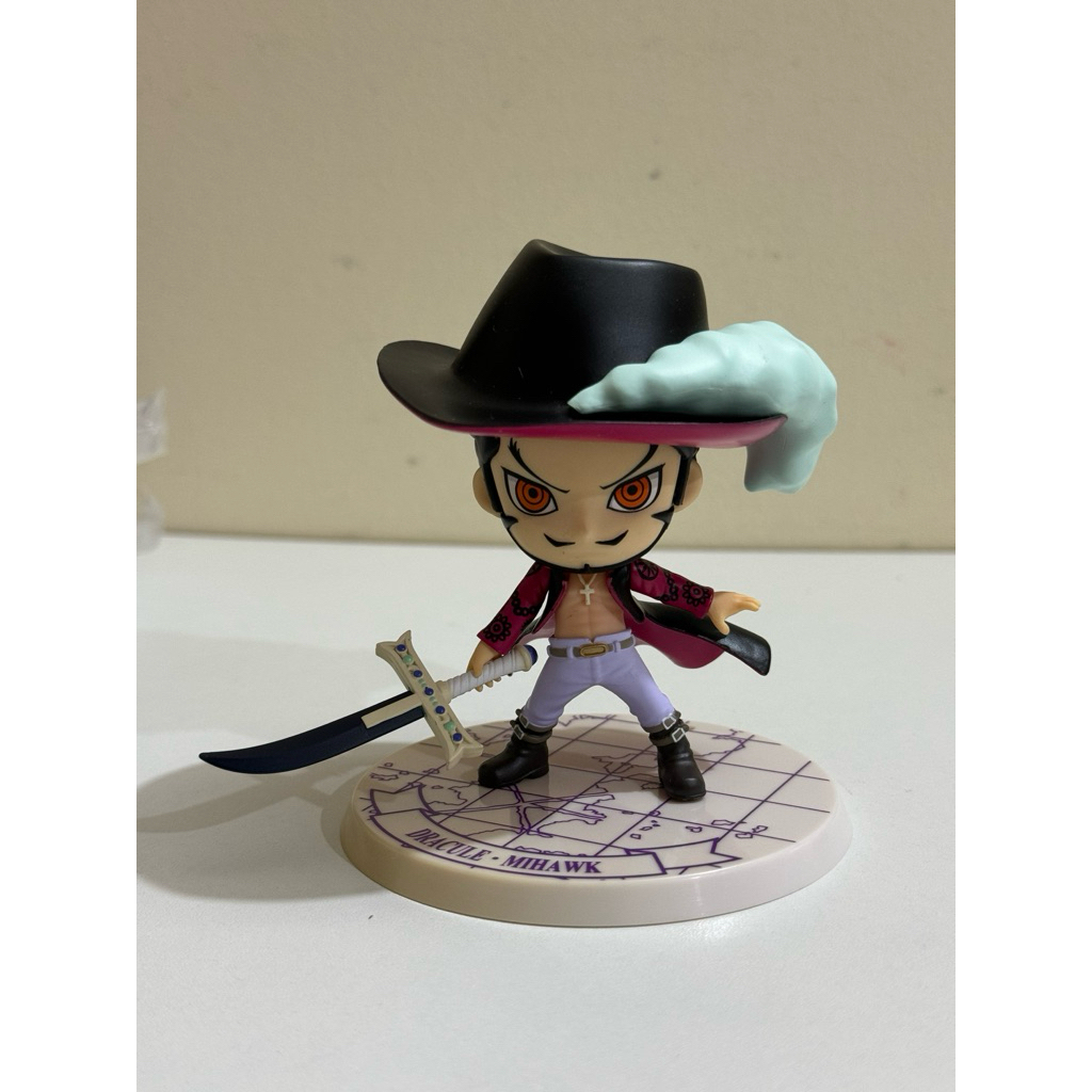 One Piece Ichiban Kuji Kyun Chara Hawk Eye Mihawk Original Japan Figure