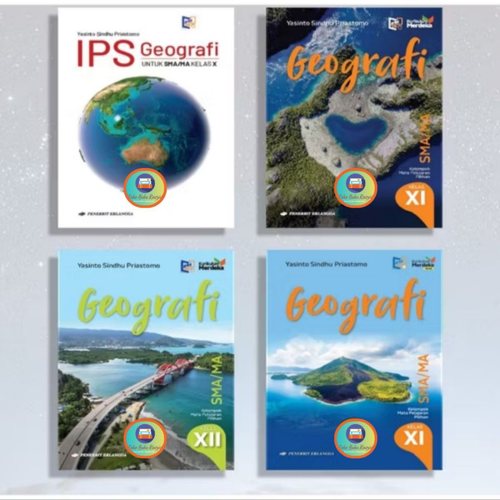 BUKU IPS GEOGRAFI SMA/MA KELAS 10 11 12 KURIKULUM MERDEKA ERLANGGA
