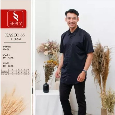KASEO 65 HITAM BAJU KOKO DEWASA SEPLY TERBARU