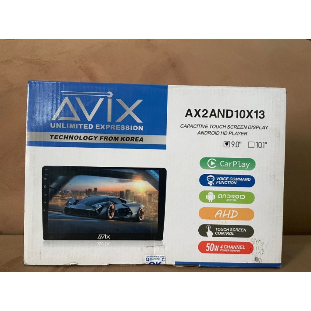 head unit avix ram 2/32 termurah 9inc