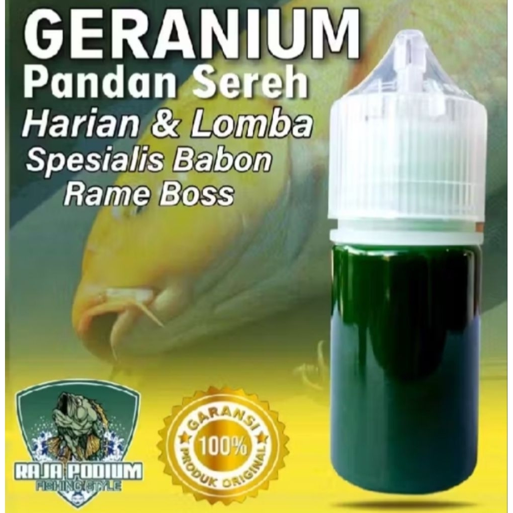 Essen Oplosan Aroma Granium Bolu Pandan Sereh Hijau Wangi Amis Gurih 30ml