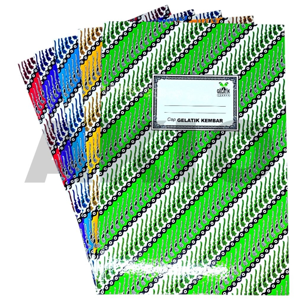 

Buku Tulis Hard Cover Folio 100 Lembar F4 GELATIK KEMBAR Garis Batik Kantor GK 010224 FHC