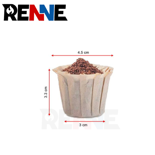 100 pcs Kertas Saringan Kopi untuk Kapsul Keurig K-Cup & K-Carafe, Kertas Penyaring Kopi