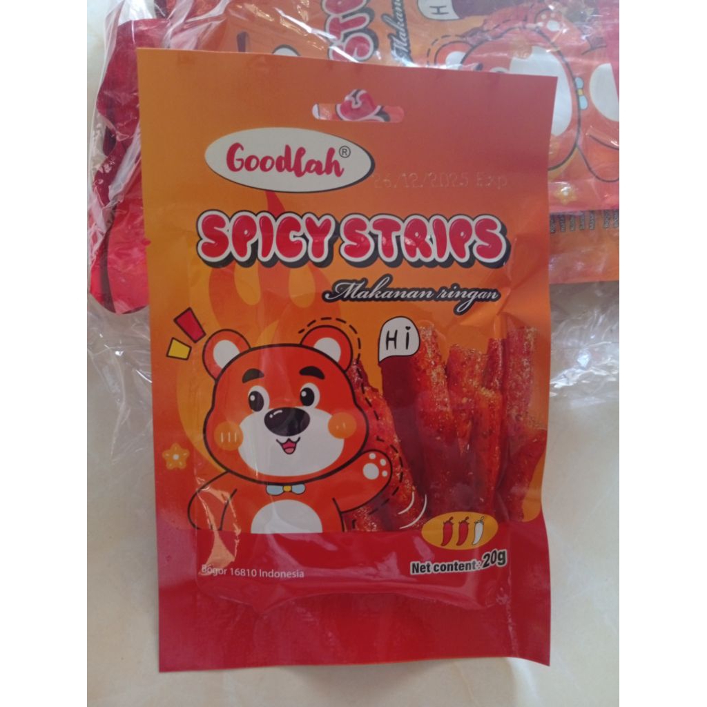 

SPICY STRIPS | Makanan ringan rasa pedas