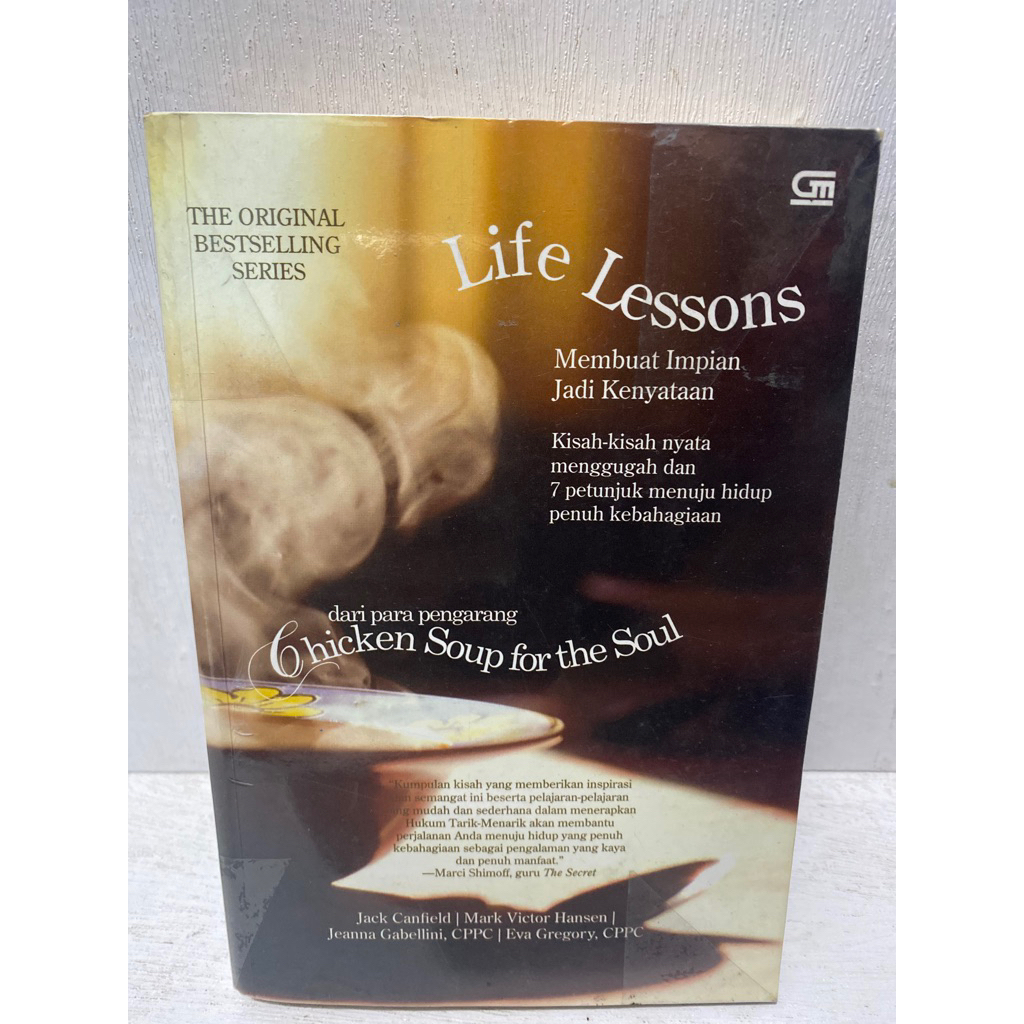 Buku Original LIFE LESSONS MEMBUAT IMPIAN JADI KENYATAAN - JACK CANFIELD/MARK VICTOR HANSEN