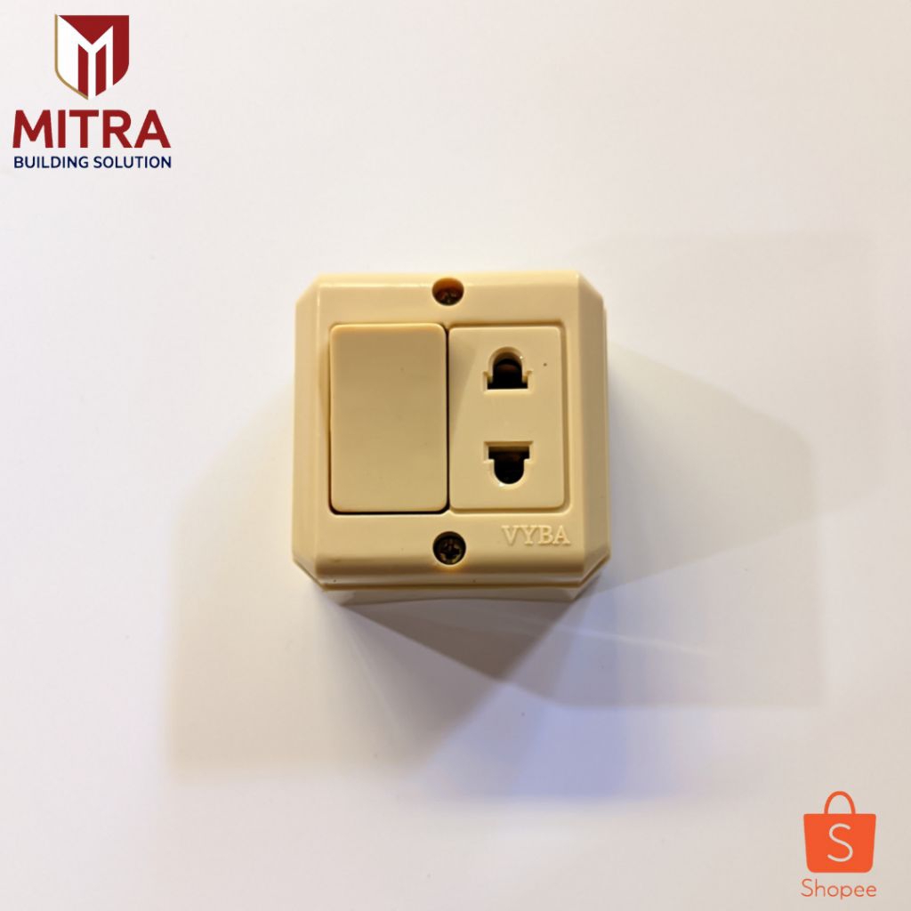 Saklar + Stopkontak VYBA Tempel