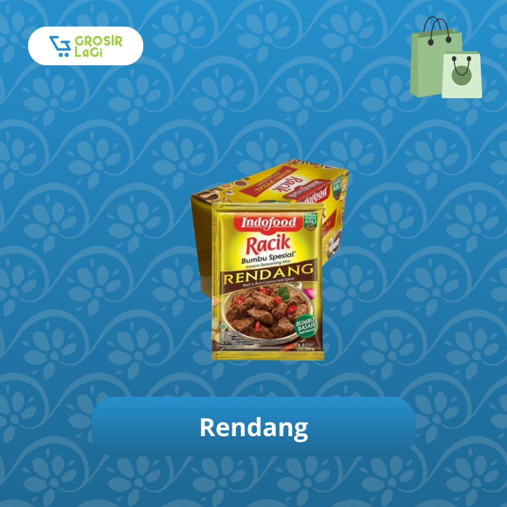

INDOFOOD BUMBU INSTAN RENDANG\ RACIK SPEIAL1BOX\24PCS