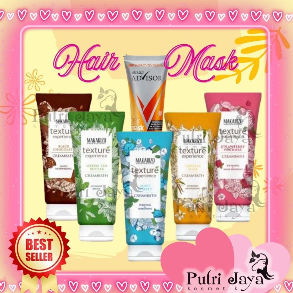 MAKARIZO Texture Hair Mask 200ml - Makarizo Advisor Hair Repair Mask 45ml