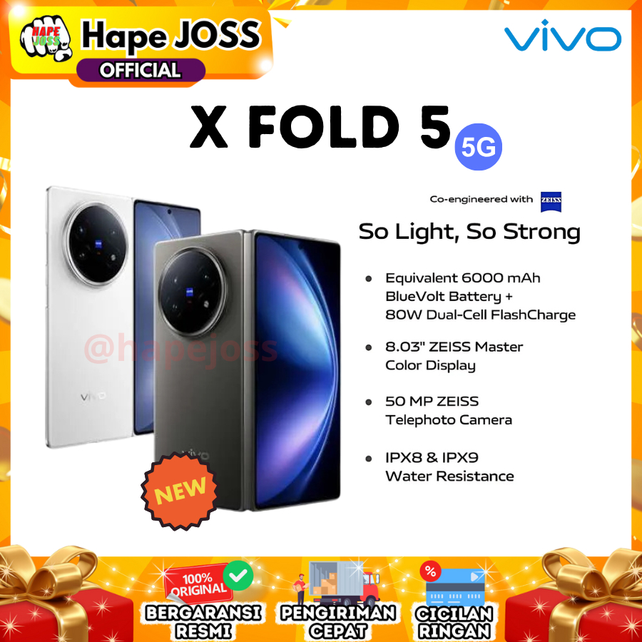 Vivo X Fold 5 5G 16/512GB NFC Garansi Resmi Indonesia